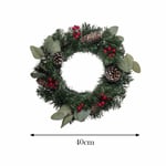 Karaca Home New Year Yılbaşı Pine Kapı Süsü 40 cm