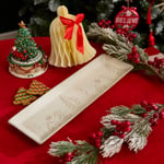 Karaca Home New Year Yılbaşı Trees Dekoratif Tabak 37,4 x 11,7 x 2,4 cm