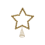 Karaca Home New Year Yılbaşı Twinkle Star Ağaç Başlığı Gold