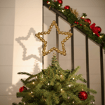Karaca Home New Year Yılbaşı Twinkle Star Ağaç Başlığı Gold