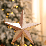 Karaca Home New Year Yılbaşı Yıldız Ağaç Başlığı Gümüş