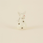 Karaca Home New Year Yılbaşı Yıldız Yansımalı Ledli Geyik Dekoratif Obe 7x7x13 cm