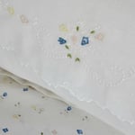 Karaca Home Roanne Çift Kişilik Nakışlı Pike Seti Mavi