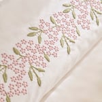 Karaca Home Rosven Nakışlı Çift Kişilik Nevresım Takımı Beyaz