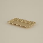 Karaca Home Vendi Dekoraif Tabak Gold 24X15 Cm
