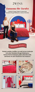 Karaca Home X 2 Wins Hestia Terlik 36-40 Kırmızı