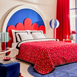 Karaca Home X 2Wins Rosso Notte Çift Kişilik Yatak Örtüsü Kırmızı