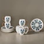Karaca Iznik 6 Kişilik Kahve Fincanı - Seçenekler: 6 Kişilik, 2 Kişilik, 2 Kişilik 6lı paket