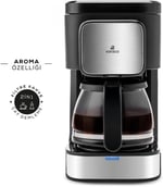 KARACA Just Coffee 2in1 Filtre Kahve Makinesi Inox