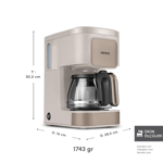 Karaca Just Coffee Aroma 2 In 1 Filtre Kahve ve Çay Demleme Makinesi