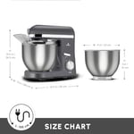 Karaca Mastermaid Chef Pro Çift Kollu Mutfak Şefi 1500 W Space Gray