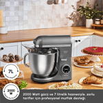 Karaca Mastermaid Chef Ultra D2000W Dijital Ekranlı Hamur Yoğurma Makinesi 7L
