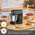 Karaca Mastermaid Chef Ultra D2000W Dijital Ekranlı Hamur Yoğurma Makinesi 7L