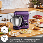 Karaca Mastermaid Chef Ultra D2000W Dijital Ekranlı Hamur Yoğurma Makinesi 7L