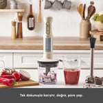 Karaca Mastermaid Prosteel 1500W Blender Seti Soft Cream-Inox