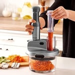 Karaca Mastermaid Prosteel 2500W 6 Bıçaklı Uzun Blender Ayaklı Cam Mutfak Robotu, Galaxy Grey
