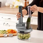 Karaca Mastermaid Prosteel 2500W 6 Bıçaklı Uzun Blender Ayaklı Cam Mutfak Robotu, Galaxy Grey