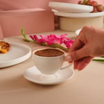 Karaca Minerva Kahve Fincanı ve Tabağı 90 ml