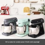 Karaca Multichef Artisan Digital Ekran 7 Litre Döküm Stand Mikser Siyah 1800W