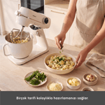 Karaca Multichef Artisan Renkli Hazneli Digital Ekran Tam Döküm Hamur Yoğurma Makinesi 7L