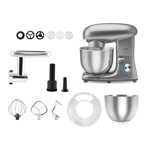 Karaca Multichef Kıyma Çekme /Sucuk-Sosis/İçli Köfte Aparatlı Hamur Yoğurma Makinesi  Rosegold 5,5L