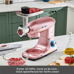 Karaca Multichef Kıyma Çekme /Sucuk-Sosis/İçli Köfte Aparatlı Hamur Yoğurma Makinesi  Rosegold 5,5L