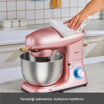 Karaca Multichef Kıyma Çekme /Sucuk-Sosis/İçli Köfte Aparatlı Hamur Yoğurma Makinesi  Rosegold 5,5L