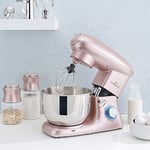 Karaca Multichef Stand Mikser, 1400W, 5.5L Hacim, Paslanmaz Çelik, Rose Gold
