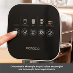 Karaca MyCaffe Barista S20 Entegre Süt Hazneli Otomatik Espresso ve Latte Makinesi 900 ml 1360W