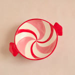 Karaca New Year Candy Twist Pink Çukur Tabak 20 cm