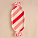 Karaca New Year Candy Twist Pink Kayık Tabak 32,5 cm