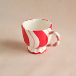 Karaca New Year Candy Twist Pink Kupa