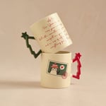 Karaca New Year Post Card 2 Kişilik Kupa Seti 230 ml