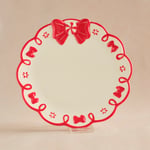 Karaca New Year Ribbon Servis Tabağı 24,5 cm