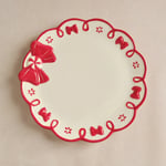 Karaca New Year Ribbon Servis Tabağı 24,5 cm