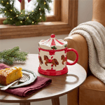 Karaca New Year Yılbaşı Carousel Kupa 450 ml