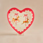 Karaca New Year Yılbaşı Carousel Pasta Tabağı 20 cm