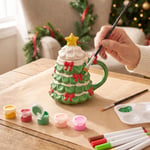Karaca New Year Yılbaşı Dıy Pinetree Kupa Seti 550 ml