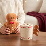 Karaca New Year Yılbaşı Fluffy Cookie Peluş Oyuncak Hediyeli Kupa Seti 460 ml