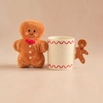 Karaca New Year Yılbaşı Fluffy Cookie Peluş Oyuncak Hediyeli Kupa Seti 460 ml