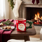Karaca New Year Yılbaşı Snowy Santa  Kupa 430 ml