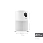 Karaca Oksijen Plus S1 Compact Hava Temizleyici HEPA Filtreli (True HEPA / H13) ve Akıllı Lazer Sensörlü Matte White