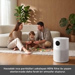 Karaca Oksijen Plus S1 Compact Hava Temizleyici HEPA Filtreli (True HEPA / H13) ve Akıllı Lazer Sensörlü Matte White