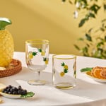 Karaca Pineapple Meşrubat Bardağı 420 ml Sarı