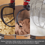 Karaca Pro Artisan Dijital Ekran Zaman Ayarlı Döküm Hamur Yoğurma Makinesi 5L