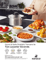 Karaca Quick and Safe İndüksiyon Tabanlı Düdüklü Tencere Seti