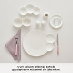 Karaca Red Carpet Collection Stream Bone Blow 26 Parça 6 Kişilik Kahvaltı Takımı