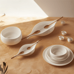 Karaca Red Carpet Earth Collection Clay 55 Parça 12 Kişilik Yemek Takımı
