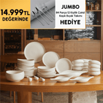 Karaca Red Carpet Earth Collection Clay 55 Parça 12 Kişilik Yemek Takımı