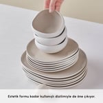 Karaca Red Carpet Earth Collection Cupid 55 Parça 12 Kişilik Yemek Takımı